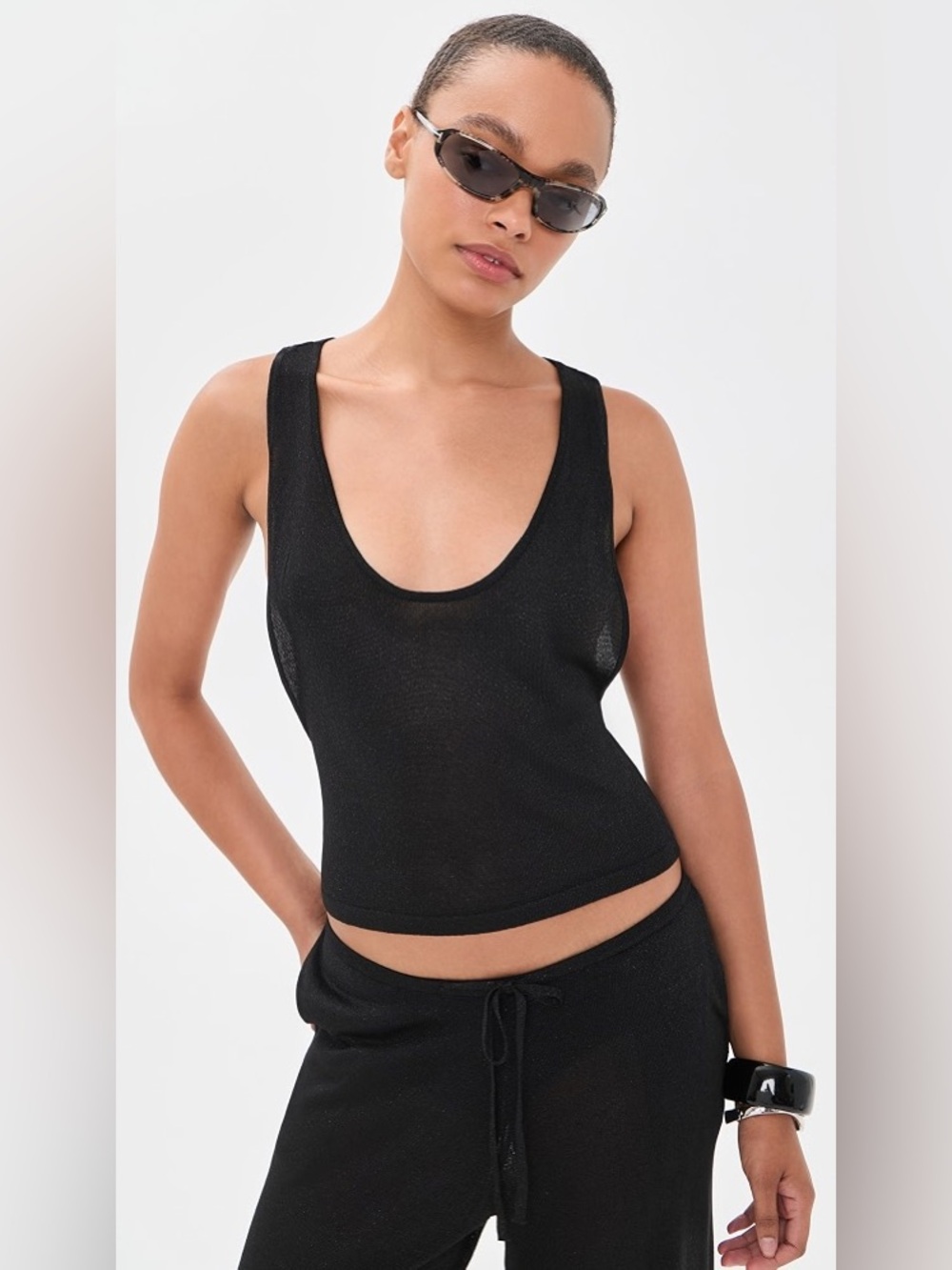 NWT Lioness Bare Cami Noir